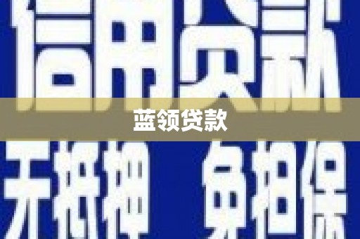 民丰蓝领贷款