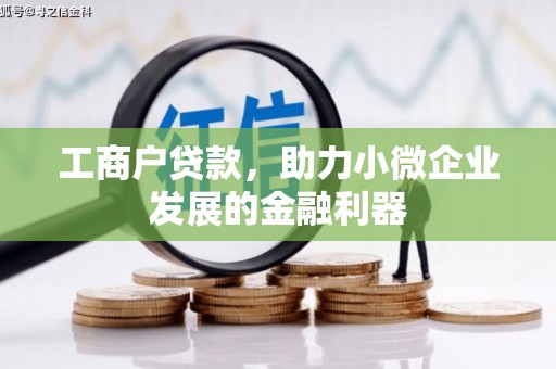 刚察工商户贷款，助力小微企业发展的金融利器