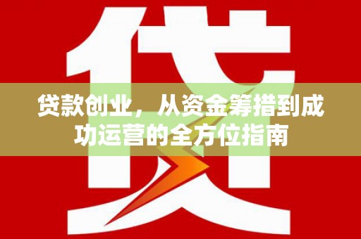 大甲贷款创业，从资金筹措到成功运营的全方位指南