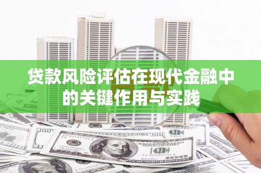 安乐贷款风险评估在现代金融中的关键作用与实践