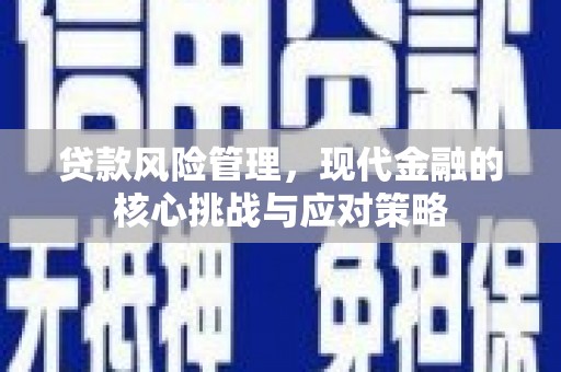 孝感贷款风险管理，现代金融的核心挑战与应对策略