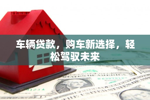 闵行车辆贷款，购车新选择，轻松驾驭未来