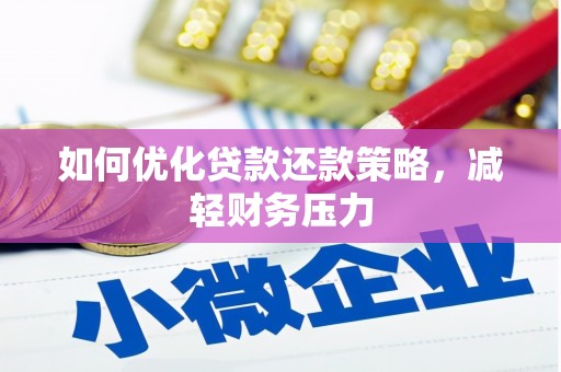 普湾新区如何优化贷款还款策略，减轻财务压力