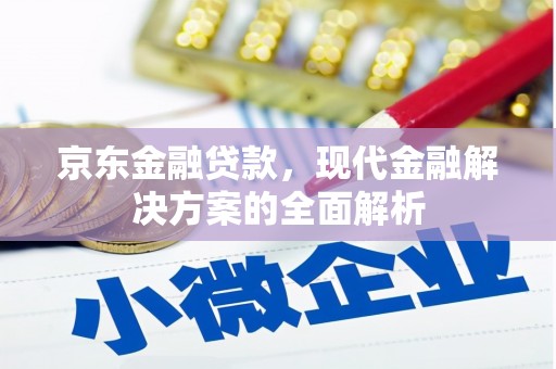 屯溪京东金融贷款，现代金融解决方案的全面解析