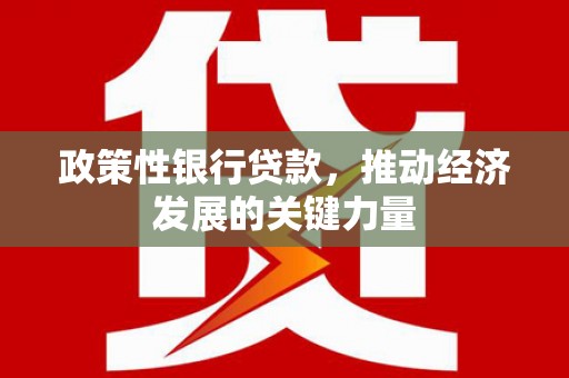 屏山政策性银行贷款，推动经济发展的关键力量