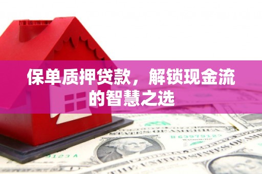 大村保单质押贷款，解锁现金流的智慧之选
